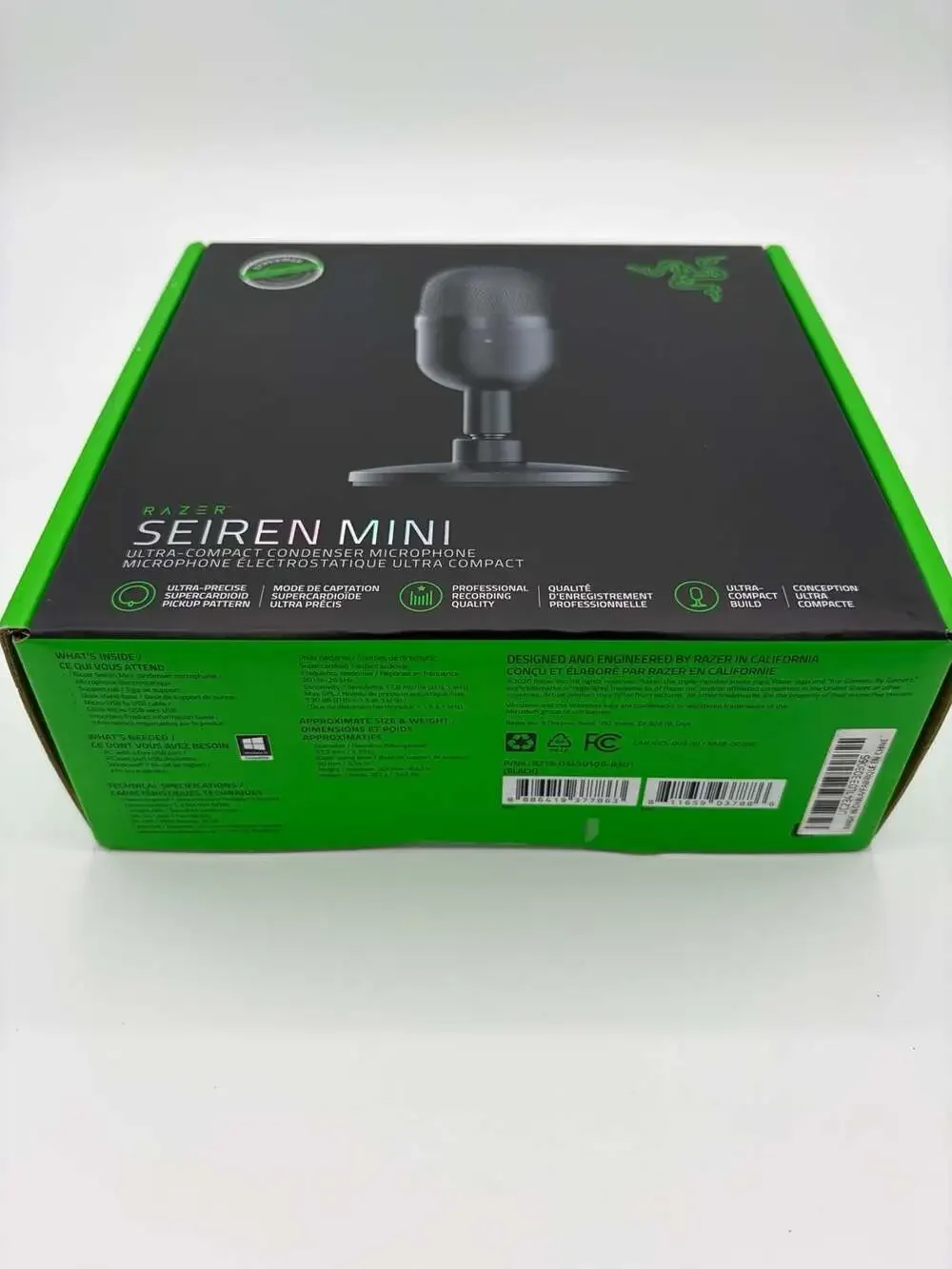 Razer Seiren Mini Ultra-Compact Condenser Microphone (Black)
